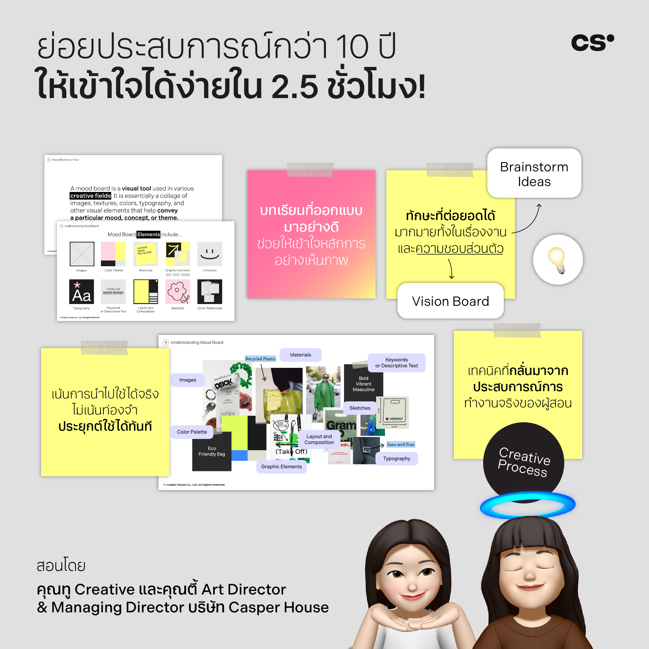 Idea Visualization with Mood Board: เปลี่ยนไอเดียให้เป็นภาพจริงด้วยการทำมู้ดบอร์ด